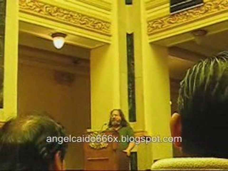 Conferencia Richard Stallman en Bolivia sobre Patentes 4