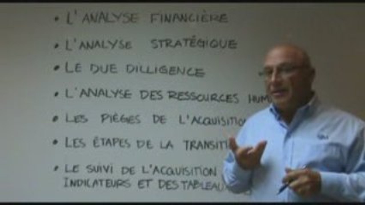 Achat d'entreprise partie 2/2