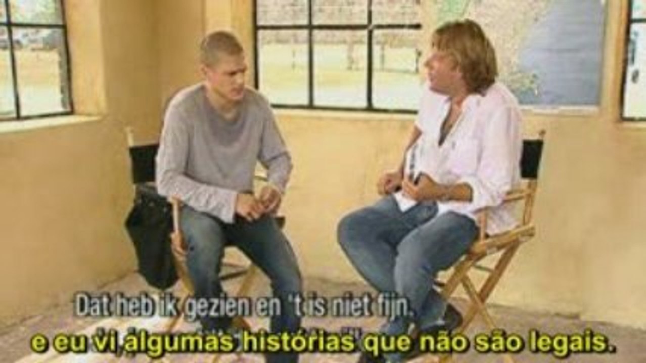 Wentworth Miller no Talk Show Holandês Jensen - Parte 1[LEG]