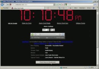 Clock Radio Presets - OnlineClock.net/radio