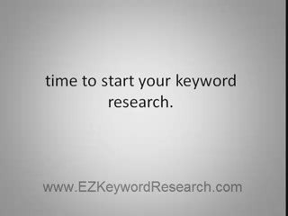 Keyword Research - Why You Need To Do It
