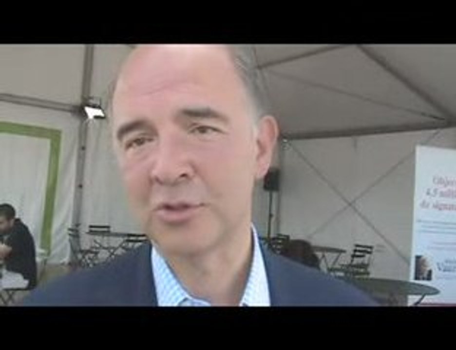 Pierre Moscovici apporte son soutien à Françoise Pelissolo