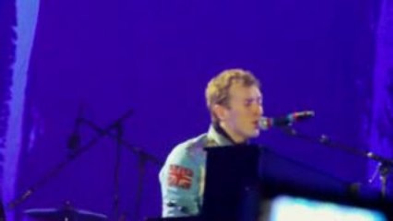 THE SCIENTIST COLDPLAY PARC DES PRINCES 7/09/09