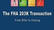 FHA 203k Loan-Making a purchase offer with a 203k home loan