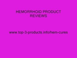 Finding Natural Hemorrhoid Cure Natural Hemorrhoid Treatment