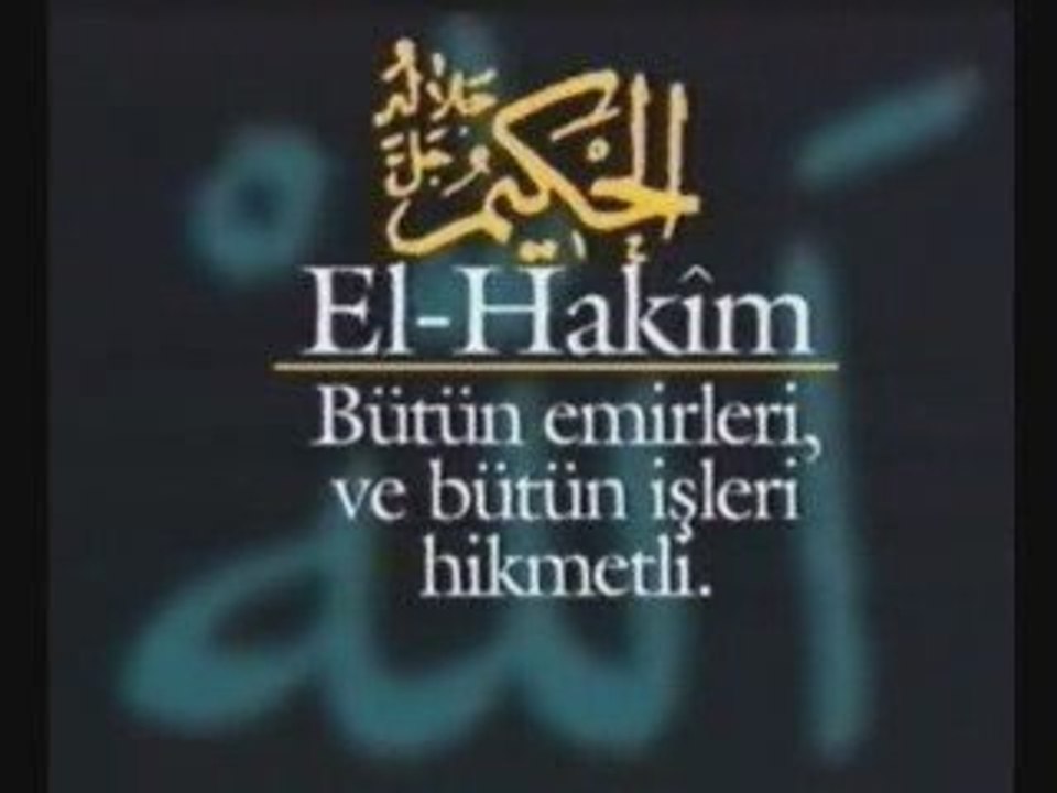 EsMa-üL HüSNa / en güzel isimler O'NUN-DUR