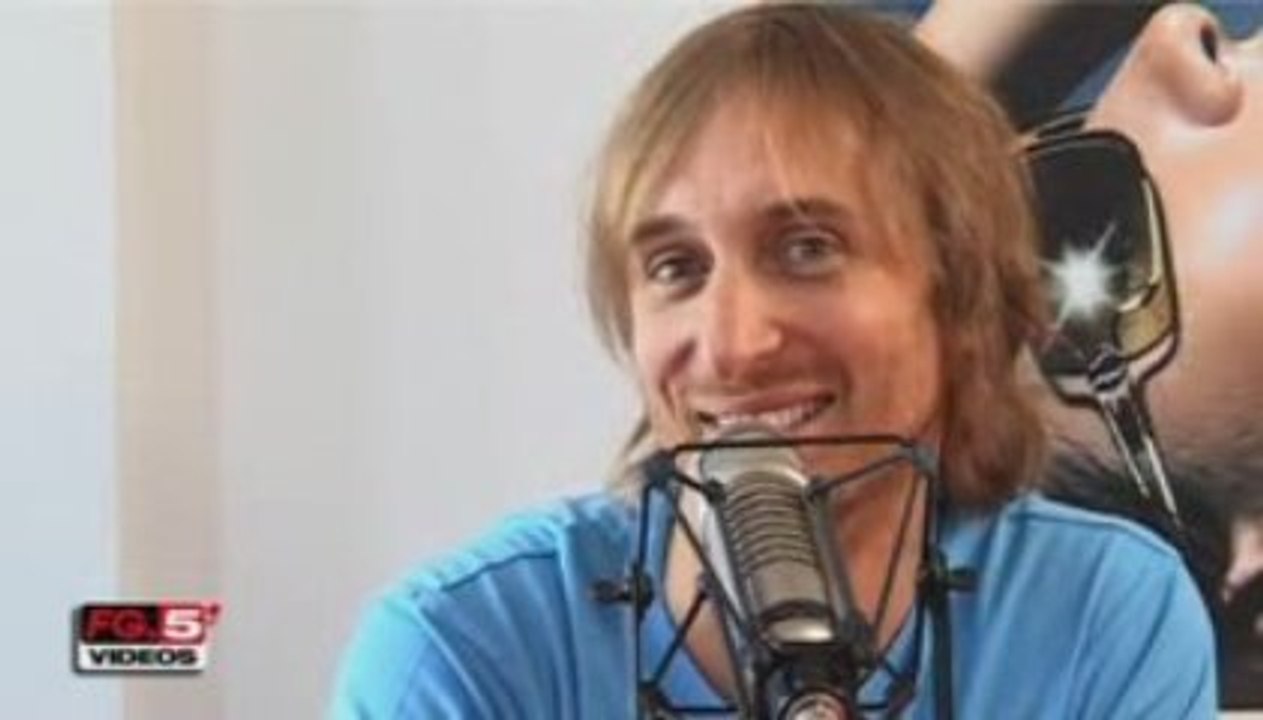 DAVID GUETTA EN INTERVIEW CHEZ  RADIO FG - HAPPY HOUR