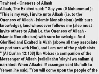Meaning of Monotheism in Islam