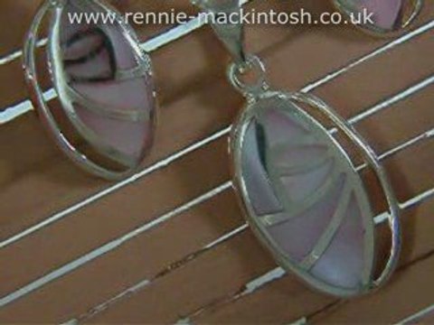 Silver Charles Rennie Mackintosh Jewellery Set DSG201
