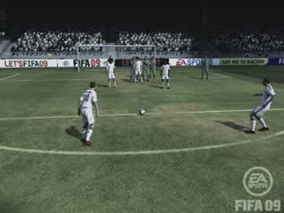 But de Sneider sur coup franc avec le Real Madrid