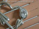 Silver Charles Rennie Mackintosh Earrings DSG160