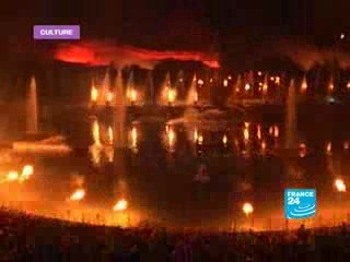 Un spectacle pyrotechnique à Versailles