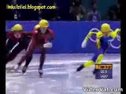 Speed skating 1000 meters - never give up you never know