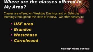 Comedy Traffic School Tampa  faq1