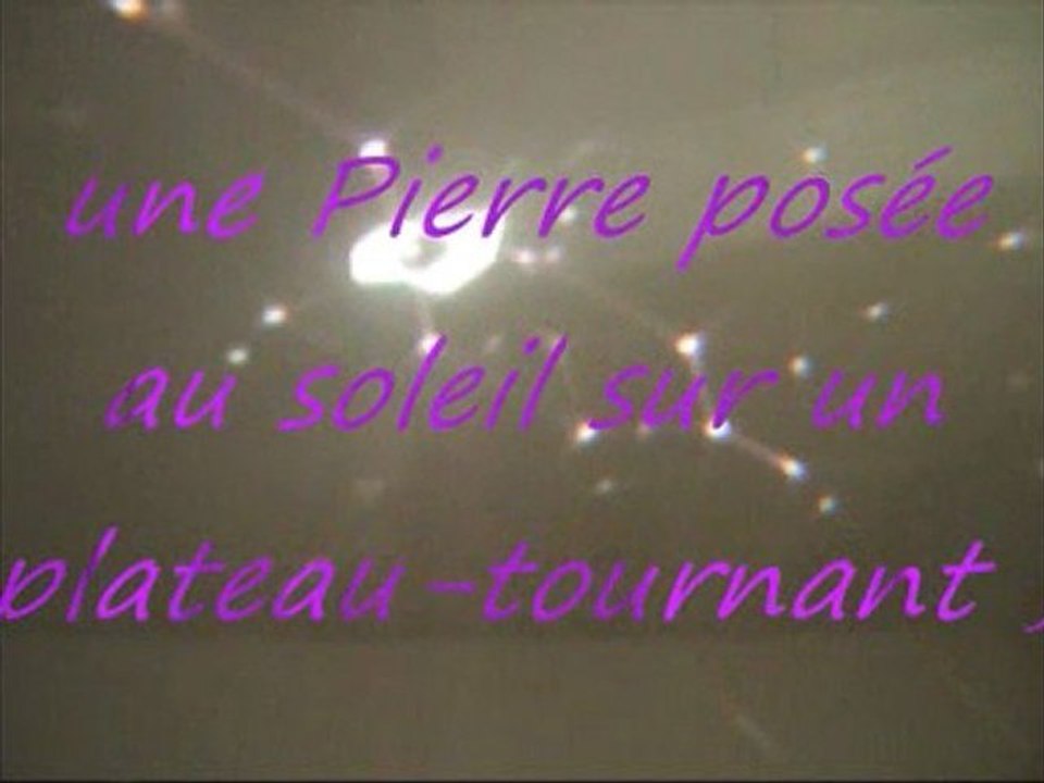 Vitesse de la lumière longue durée !! et en musique