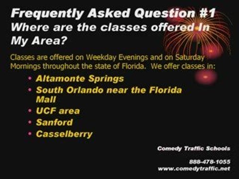 Comedy Traffic School Orlando faq1-1