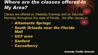 Comedy Traffic School FL  Florida faq3