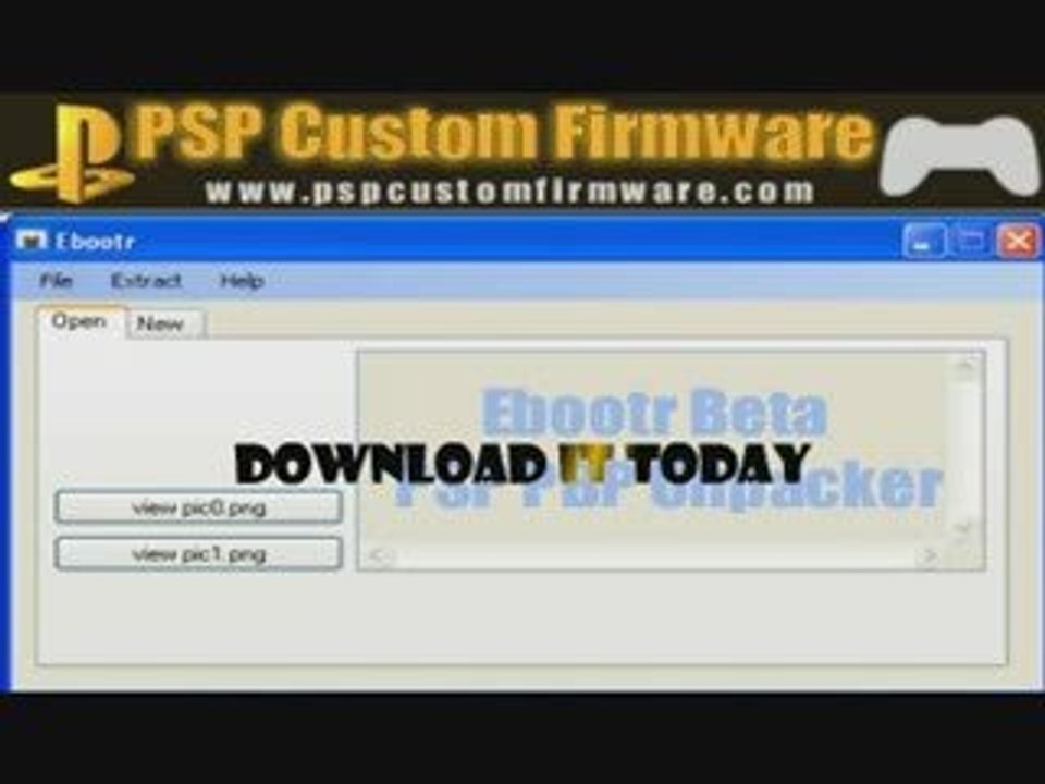 Ebootr Beta  PSP PBP Unpacker