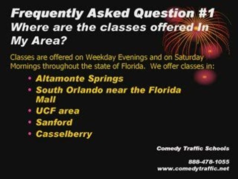 Traffic School Orlando FL faq1