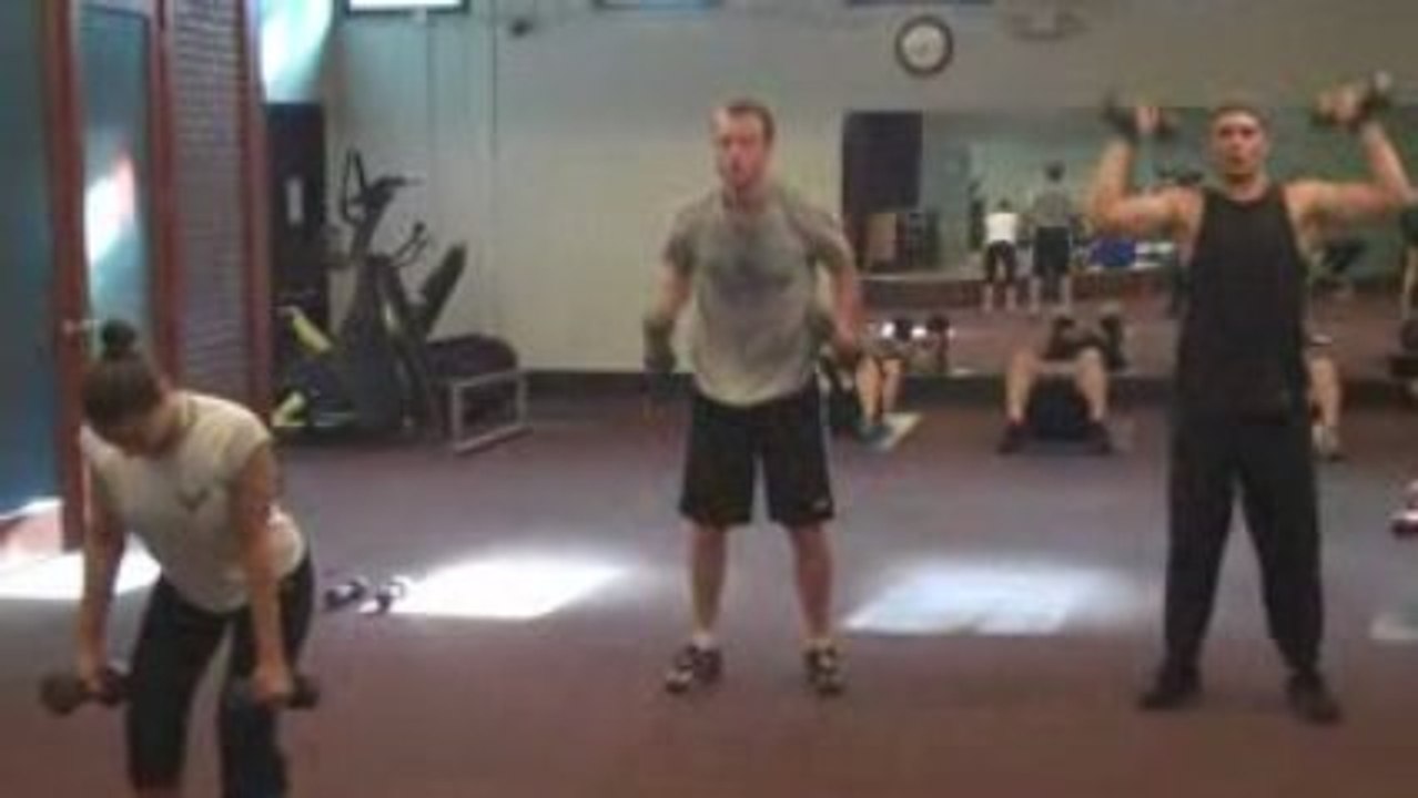 Cardio Circuit Training - Squat Thrusts w/ Back Lunges