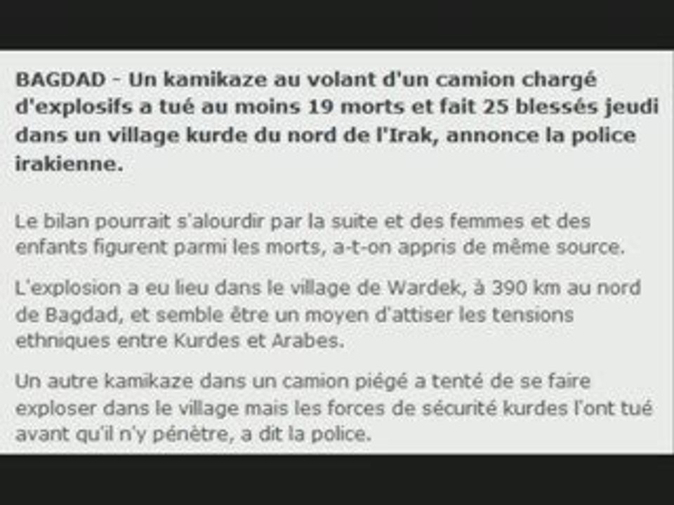 Le journaliste a tué les morts