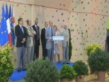 Vallauris : inauguration du gymnase au collège Picasso