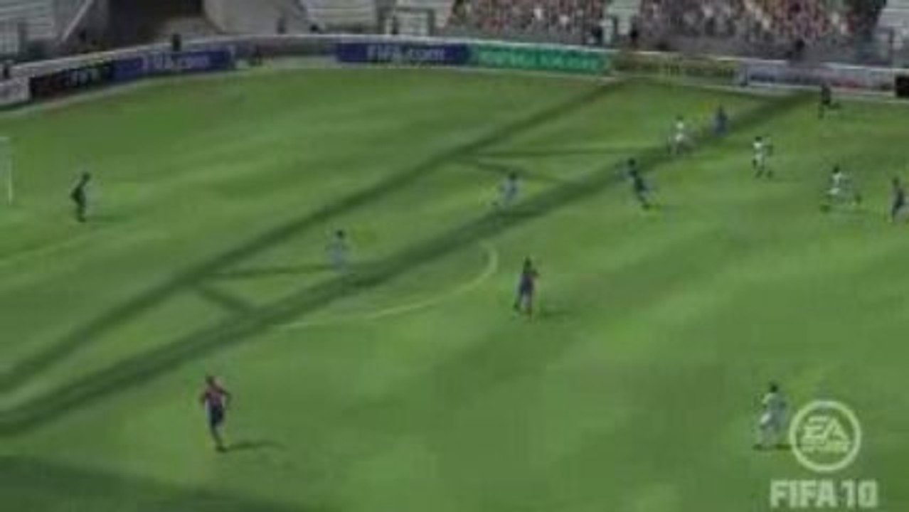 But magnifique sur fifa 10 avec le barçelone contre om