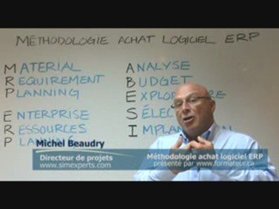 Methodologie d'achat d'un logiciel ERP partie 1/2