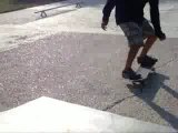 Moi en skate (boardslide)