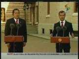 Presidentes de Venezuela y Rusia desde Moscú, parte I