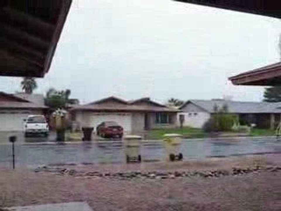 Raining outside