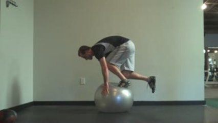 Step 2: Putting Your Feet on the Stability Ball