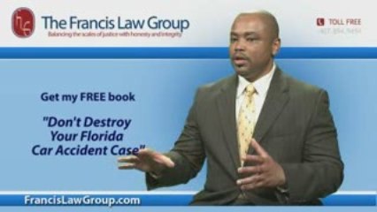 Get the Book “Don’t Destroy Your Florida Car Accident Case”