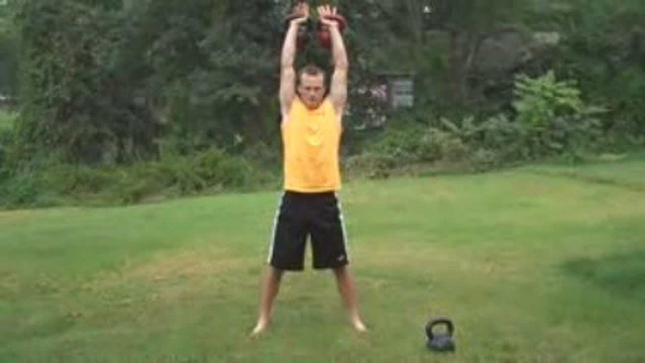 Kettlebell Double Statch and High Pulls