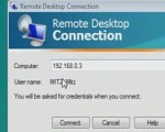 Connect to another network computer using remote desktop
