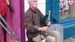 Joueur de cornemuse irlandaise dans les rues de GALWAY