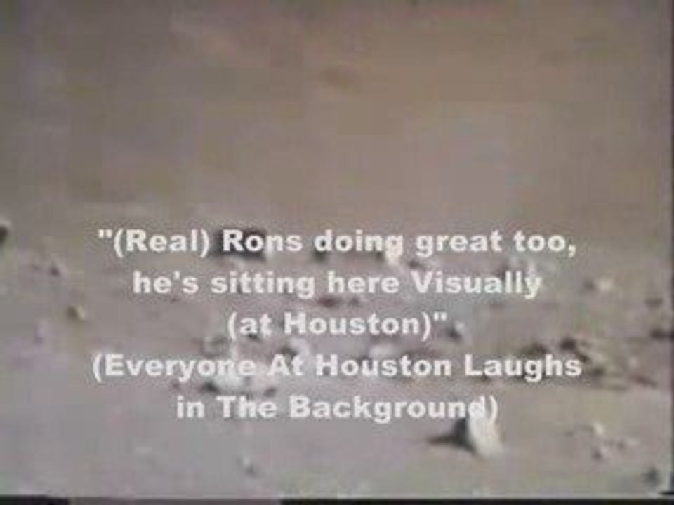 Moon Landing Hoax A17-CM Astronaut Ron Evans Sits At Houston