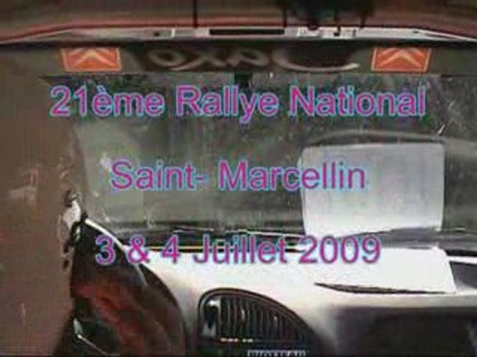 Caméra embarquée Jean-Pierre Vital Rallye St-Marcellin 2009