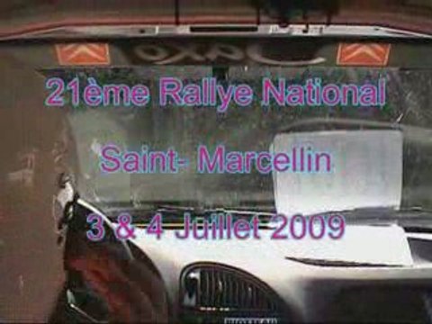 Caméra embarquée Jean-Pierre Vital Rallye St-Marcellin 2009