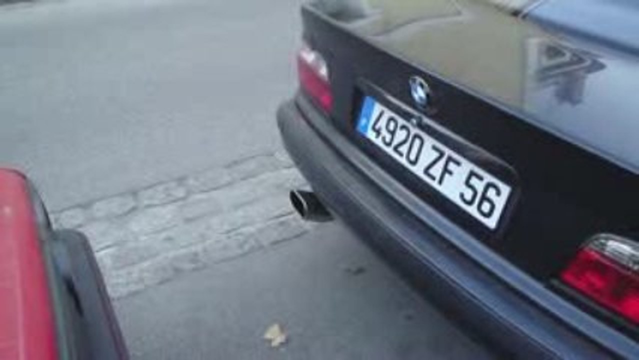328i E36 avec silencieux inox
