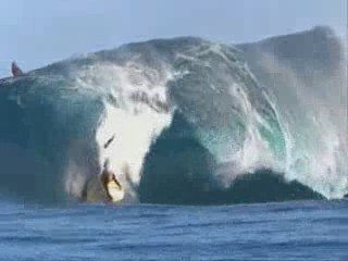 Bodyboarding sur le spot Cyclops