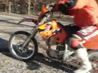 mon cousin avec son 450 ktm