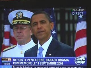 Obama commémore le 11 Septembre au Pentagone
