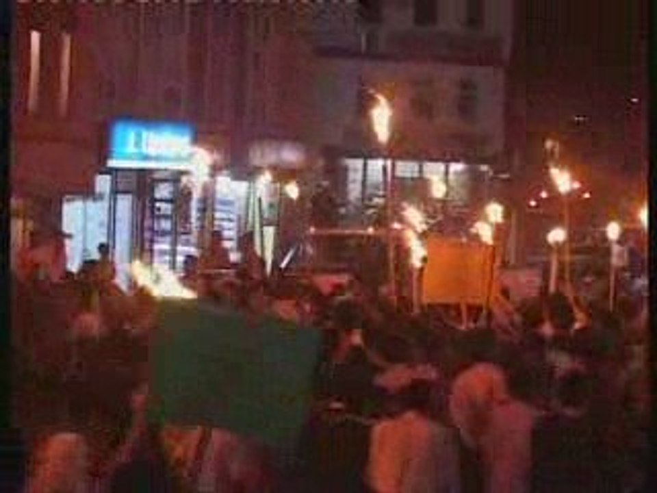 hakkari meşaleli yürüyüşü