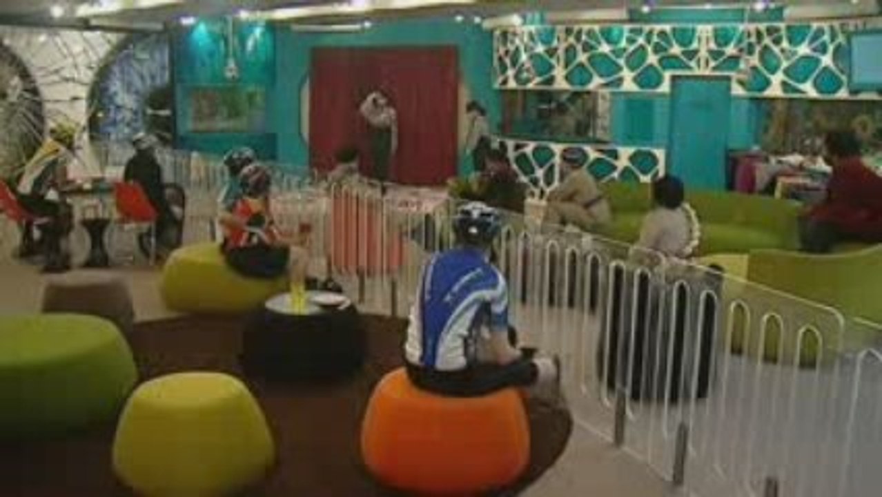 Rachel & Maysoon - Mime Task, Luke & Bex - Cycling Task