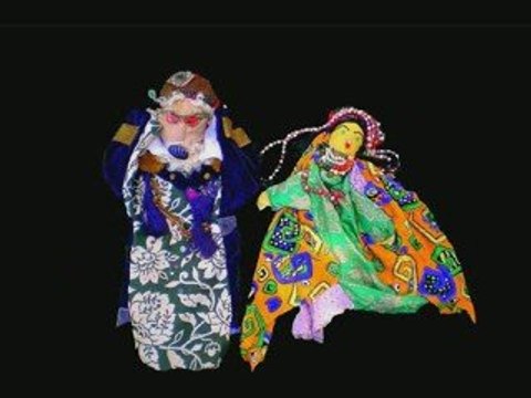 marionnettes de Natacha Randal pour le petit cheval bossu