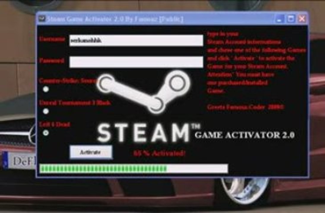 Steam Game Activator 2 0
