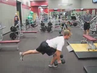 Hockey Training-1-Leg Dumbbell Deadlift