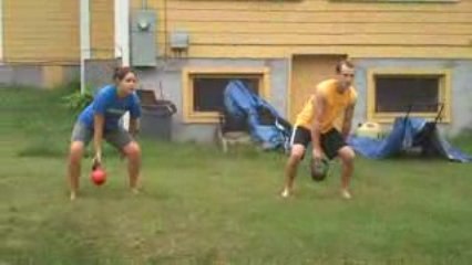 Kettlebell Leg Weave - Dynamic Kettlebell Leg Workout