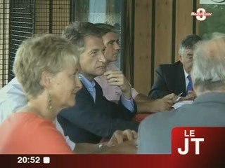 Hervé Gaymard à la Maison de la vigne et du vin (Apremont)